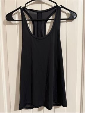 lululemon athletica Black Racerback Flow Tank